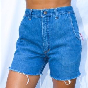 vintage ultra high waisted mom shorts